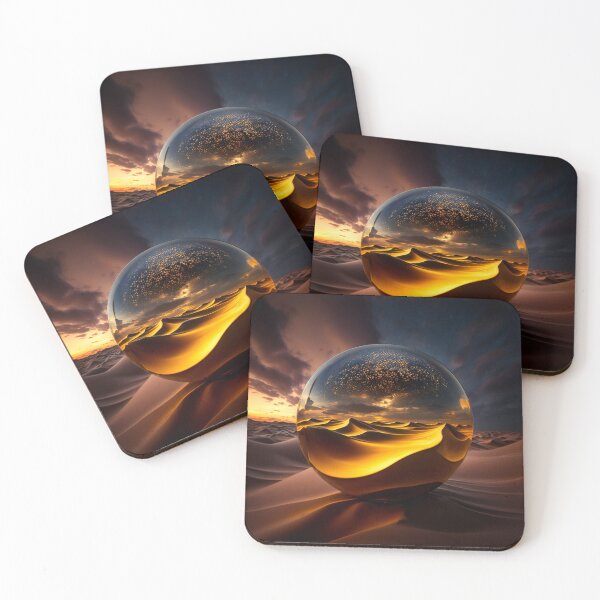 Item preview, Fantasy Landscape Art, Dune Waves designed and sold by Fantasy Masterpiece.