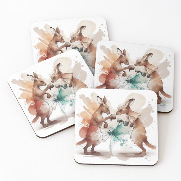 Item preview, Kangaroo boxing designed and sold by AiInker.