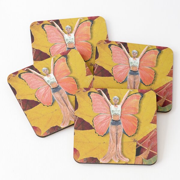 Item preview, Fairy, Fall Fairy, Autumn Fairy, Fairy, Fairy Print,  Fairy Coaster, Fairy Mug, Fairy Painting, Fairy Print, Fairy Art, Fairy Decor, Fairy Ornament, Fairy Christmas Ornament, designed and sold by Hazel Ryan Wagner.