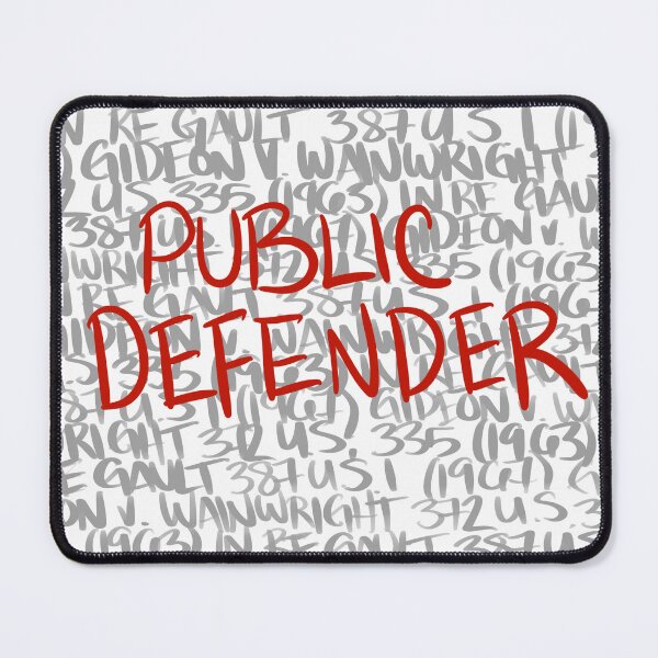 Item preview, Public Defender Gideon Gault Text designed and sold by lawfulchaotic.