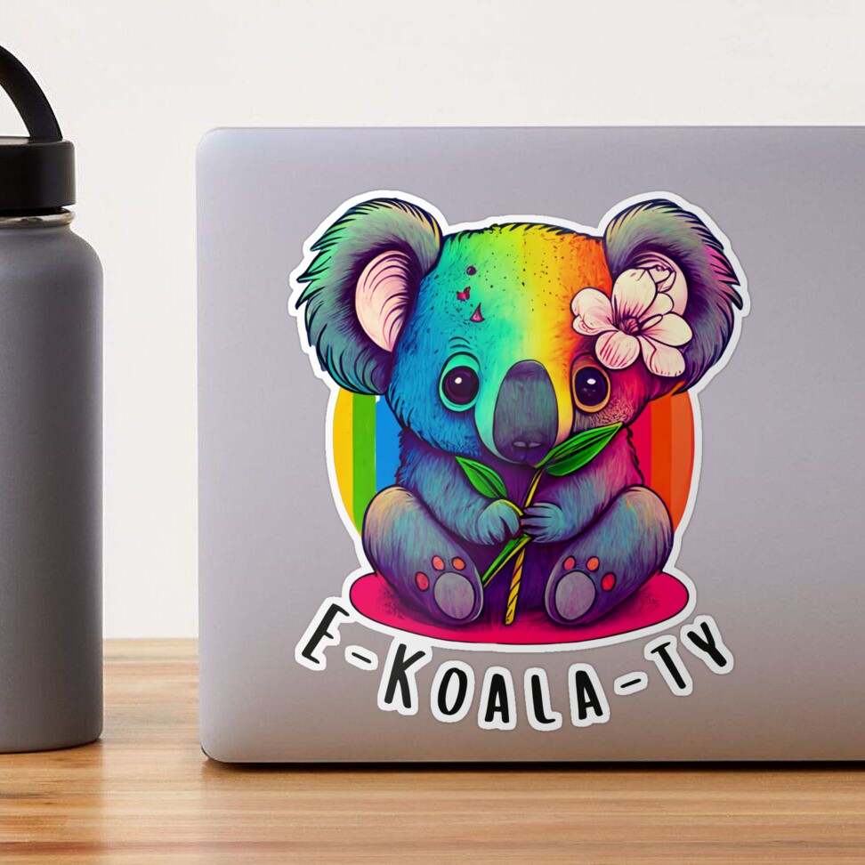 Koala Stuffed Animal With Rainbow Heart Cute Gay Gift Rainbow Pride Flag,  LGBT Support -  Canada