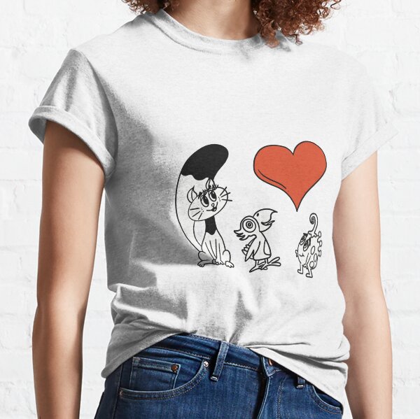 Cute Heart Animals Classic T-Shirt