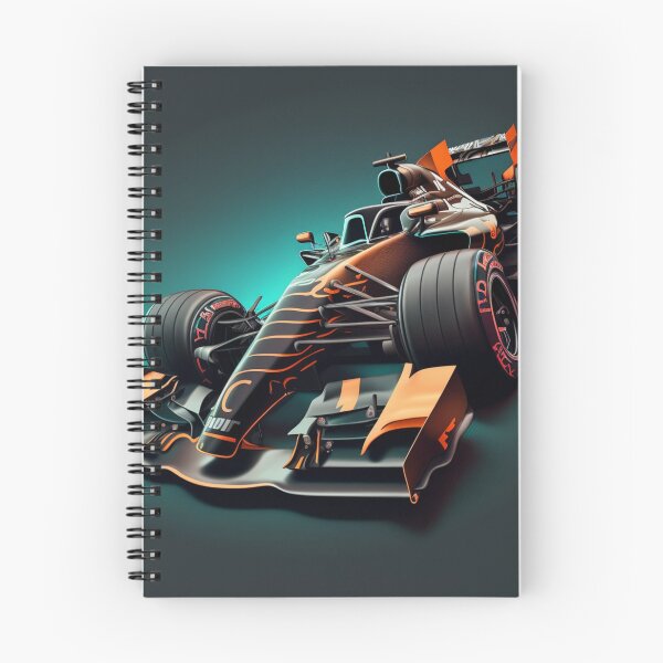 Item preview, Coche de carreras negro y naranja. designed and sold by Digital-Space.