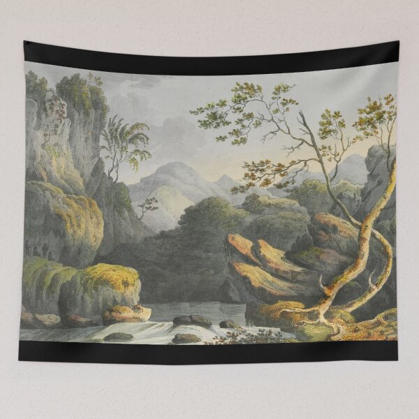 Item preview, Vintage Painting Of The Lake District 1811 - View Of Borrowdale designed and sold by w-world-life-co.