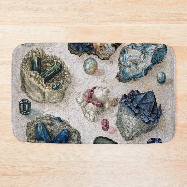 Item preview, Antique Geological Scientific Crystals Gemstones Lithograph  designed and sold by Karianne Potter.