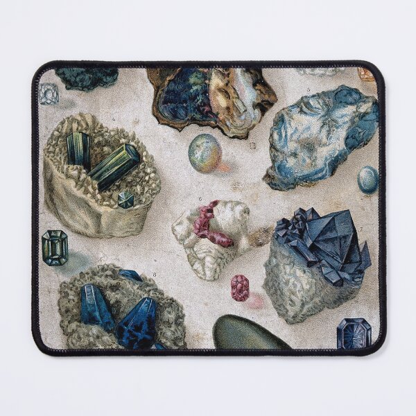 Item preview, Antique Geological Scientific Crystals Gemstones Lithograph  designed and sold by Karianne Potter.