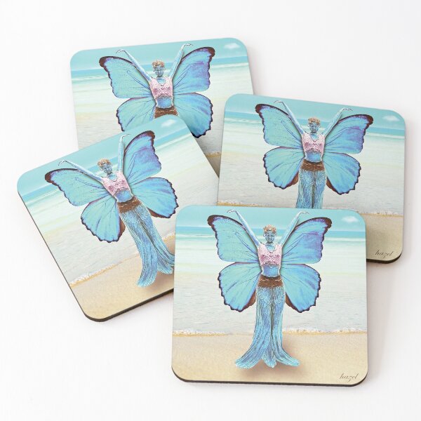 Item preview, Fairy, Beach Fairy,Fairy, Fairy Print,  Fairy Coaster, Fairy Mug, Fairy Painting, Fairy Print, Fairy Art, Fairy Decor, Fairy Ornament, Fairy Christmas Ornament, designed and sold by Hazel Ryan Wagner.