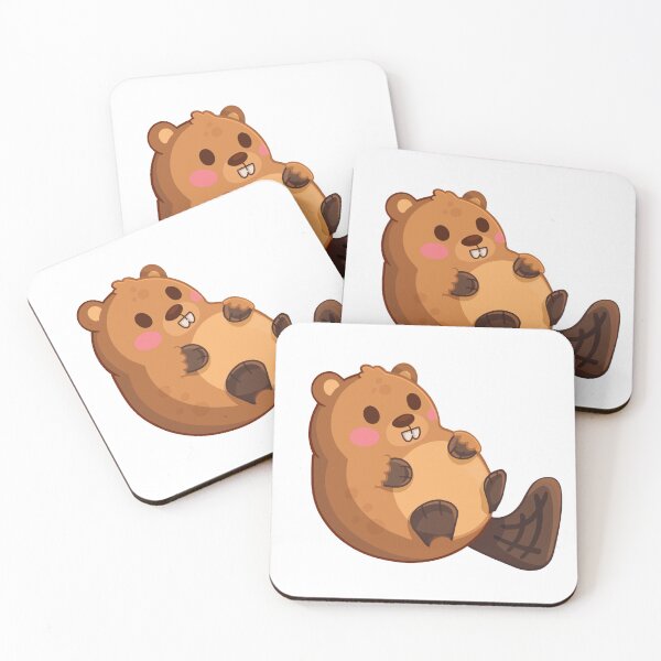 Item preview, Cute Beaver Sticker designed and sold by 10six.