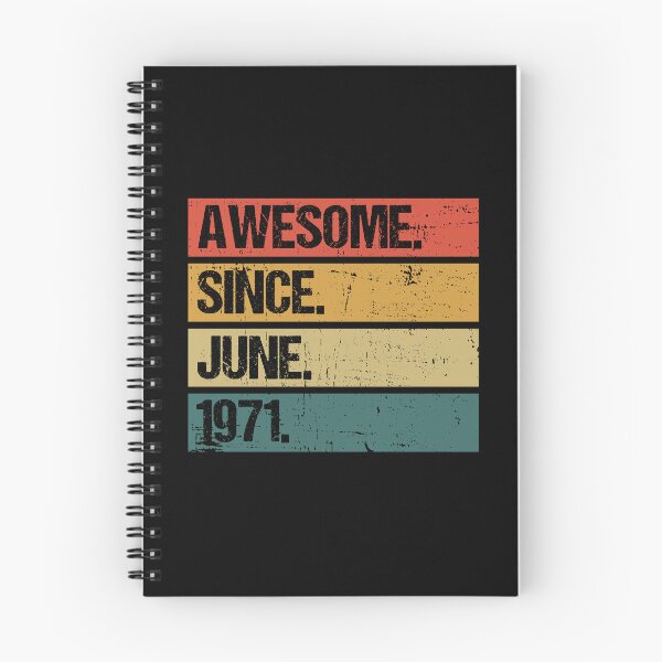 Item preview, Awesome Since June 1971 | Made In 1971 | Vintage June 1971 designed and sold by AMINE  ★★★★★.