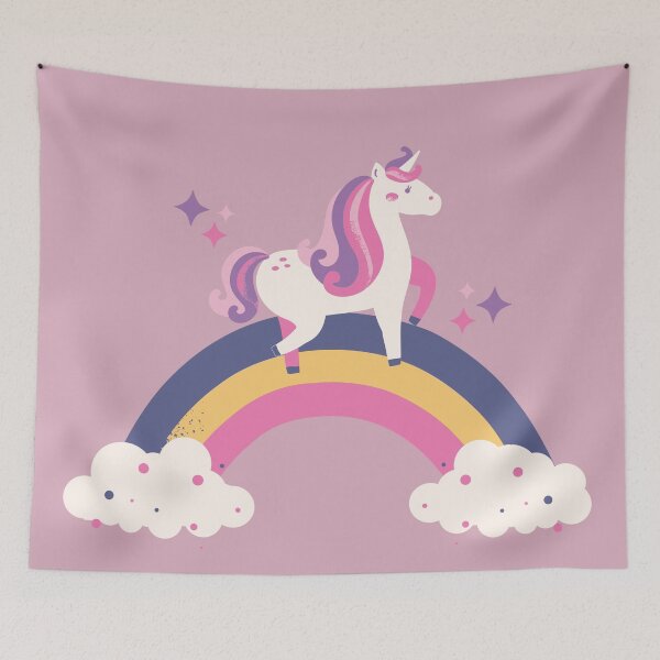 Item preview, Unicornio y arcoiris designed and sold by 10YK-Studio.