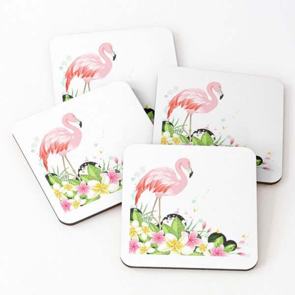 Item preview, flamingo flower bird designed and sold by Delnet ⭐⭐⭐⭐⭐.