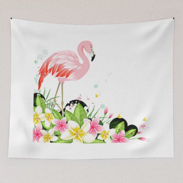 Item preview, flamingo flower bird designed and sold by Delnet ⭐⭐⭐⭐⭐.