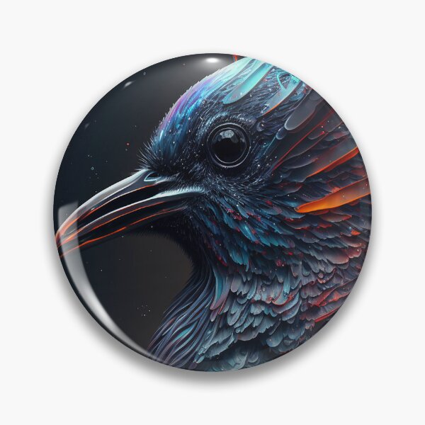 Item preview, Colorful Bird Abstract Art designed and sold by elnixart.