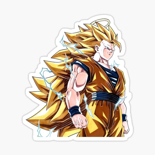 Aperçu de l'œuvre Super Sayan 3 créée et vendue par tomizzconart.