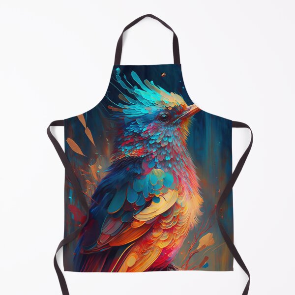 Item preview, Colorful Bird Abstract Art designed and sold by elnixart.