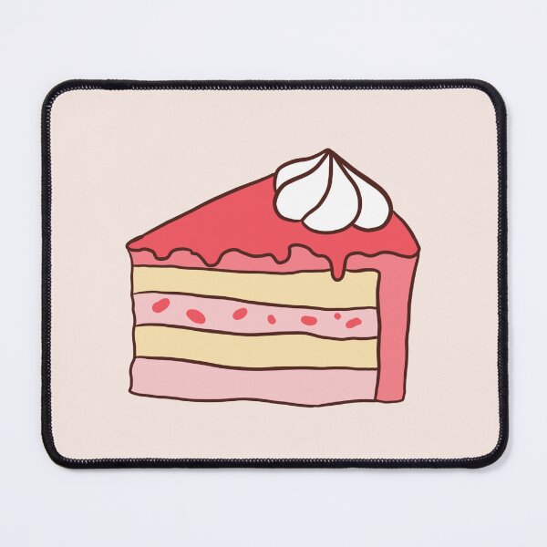 Item preview, Cute strawberry cake illustration  designed and sold by Yarafantasyart.
