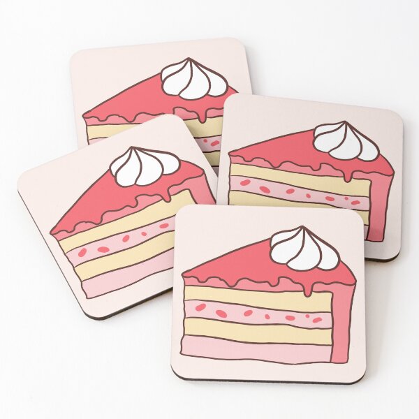 Item preview, Cute strawberry cake illustration  designed and sold by Yarafantasyart.
