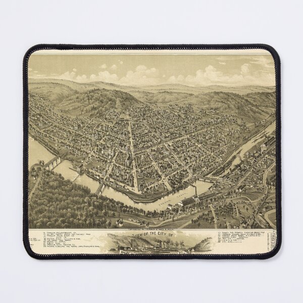 Item preview, Franklin, Pennsylvania (1901) designed and sold by allhistory.