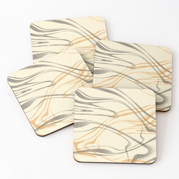 Item preview, Two-Toned Marble - Orange Black designed and sold by SilverPegasus.