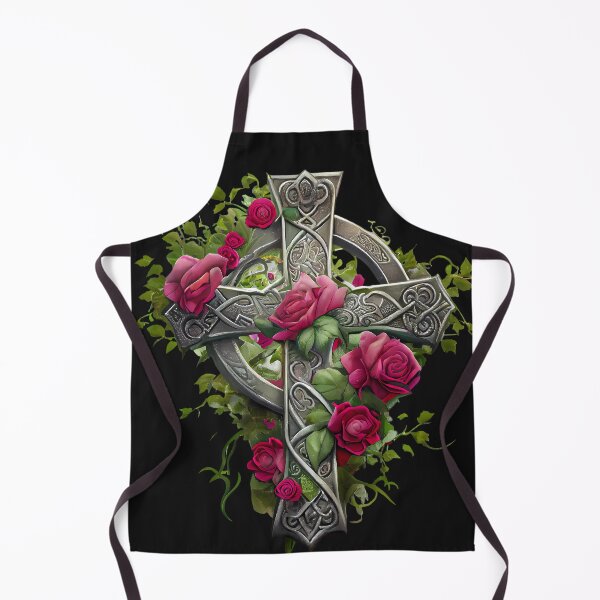 Item preview, Illustration: Cross with Roses designed and sold by MTJ-Mushrooms.