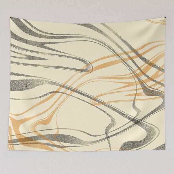 Item preview, Two-Toned Marble - Orange Black designed and sold by SilverPegasus.