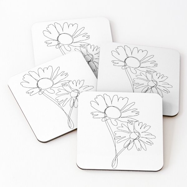 Item preview, Daisy Single Line Art designed and sold by RachelFCreative.