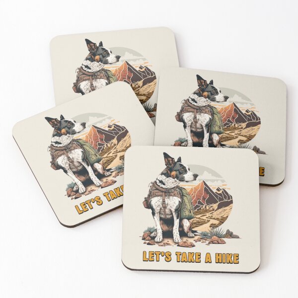 Item preview, Let's Take A Hike, Hiking Dog Gift designed and sold by InkyGenies.