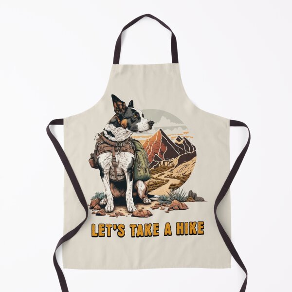 Item preview, Let's Take A Hike, Hiking Dog Gift designed and sold by InkyGenies.