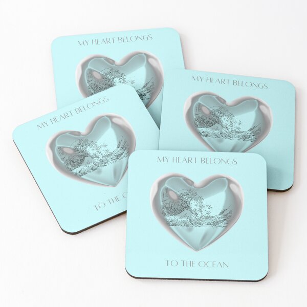 Item preview, MY HEART BELONGS TO THE OCEAN: For ocean lovers designed and sold by Room4You.