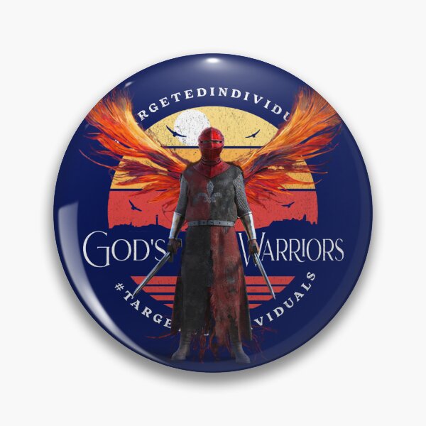 Item preview, Targeted Individual, Gods Warriors Awareness, Knight, Wings designed and sold by Siela.