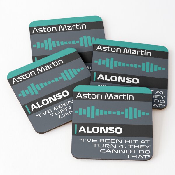 Item preview, Formula 1 Alonso "Hit At Turn 4" Radio designed and sold by GabbasGallery.