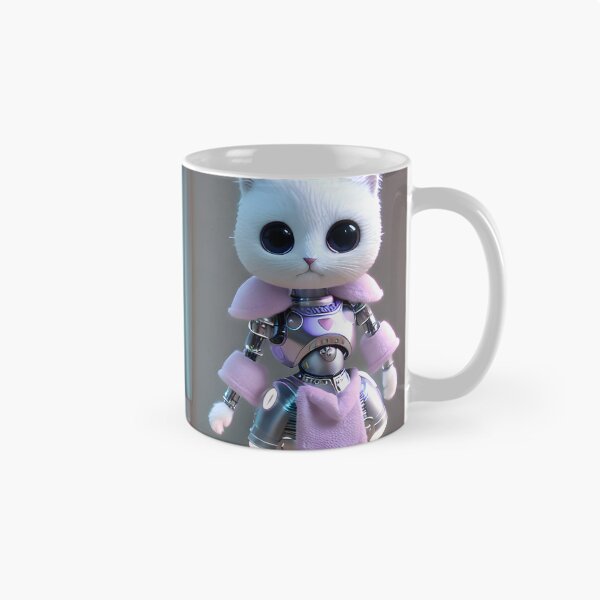Item preview, Pink Cyborg Cat - Modern Digital Art designed and sold by Ai-michiart.