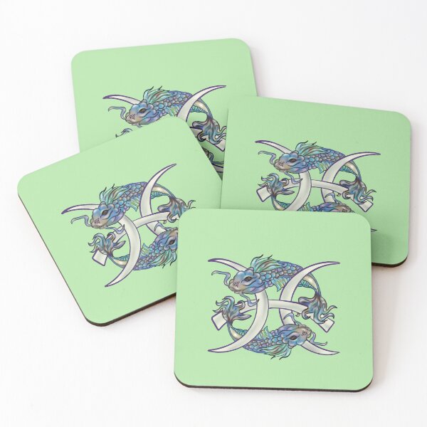 Item preview, Pisces, BIrthday February 19 - March 20, zodiac, two fish, zodiac symbol, birthday gift designed and sold by Whateverboss.