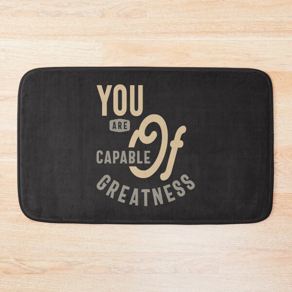 Item preview, You Are Capable of Greatness - Motivational Quote designed and sold by cidolopez.