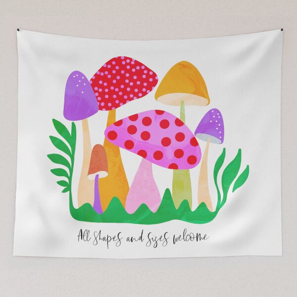 Item preview, Women's Diversity with Happy Mushrooms  designed and sold by Dominiquevari.