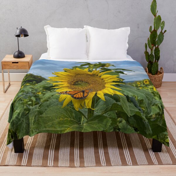 Item preview, Orange Butterfly and Sunflower designed and sold by Craig Kauzmann.
