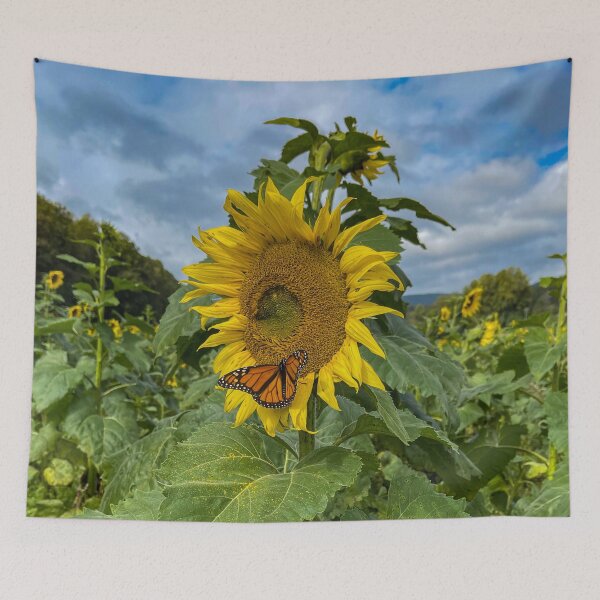 Item preview, Orange Butterfly and Sunflower designed and sold by Craig Kauzmann.