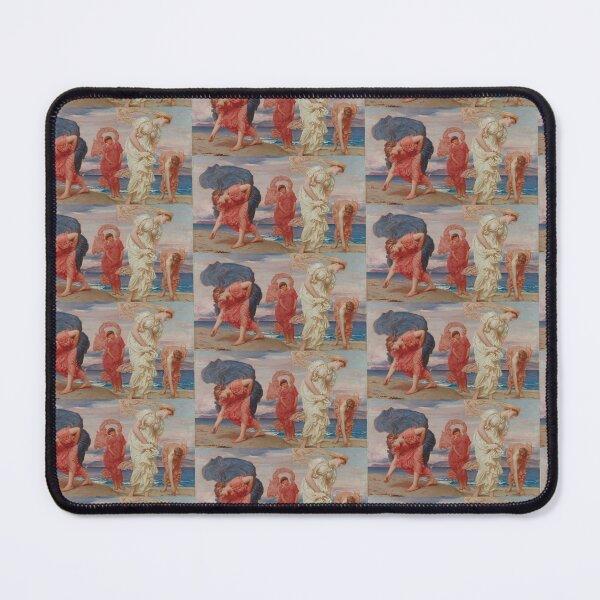 Item preview, Frederic Lord Leighton Greek girls picking up pebbles by the sea designed and sold by TeeARTHY.