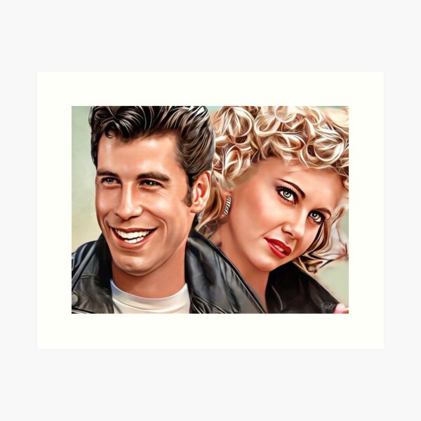 Frenchy Danny & Sandy From Grease Movie 5x7 Art -  Ireland