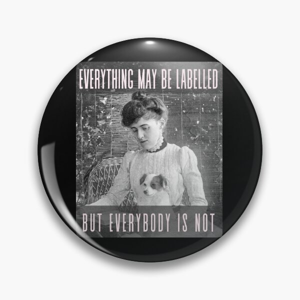 Item preview, Edith Wharton portrait and quote: Everything may be labelled- but everybody is not designed and sold by artbleed.