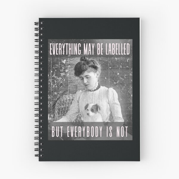 Item preview, Edith Wharton portrait and quote: Everything may be labelled- but everybody is not designed and sold by artbleed.
