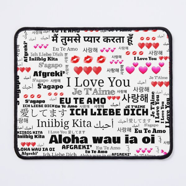 Item preview, I Love You In Different Languages with Lotsa Love and Kissess designed and sold by frankie5368.