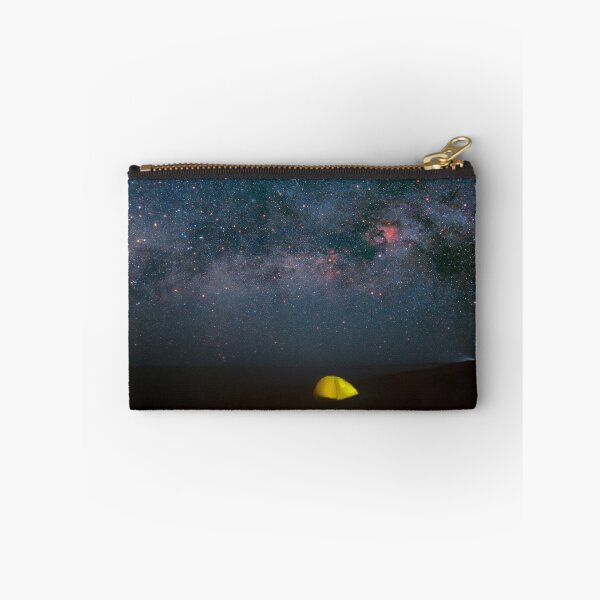 Item preview, A yellow Tent under the Winter galaxy designed and sold by Bill Metallinos.
