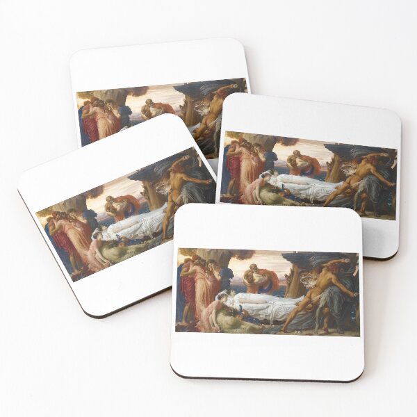 Item preview, Frederic Lord Leighton Hercules Wrestling With Death For The Body Of Alcestis  designed and sold by TeeARTHY.