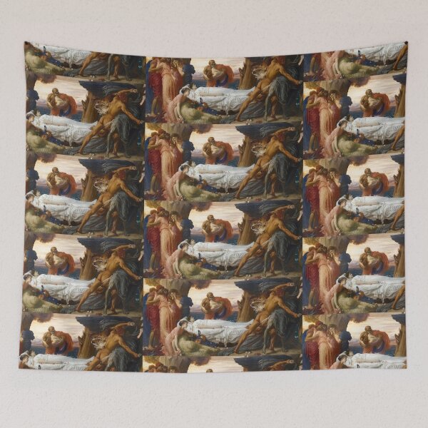 Item preview, Frederic Lord Leighton Hercules Wrestling With Death For The Body Of Alcestis  designed and sold by TeeARTHY.