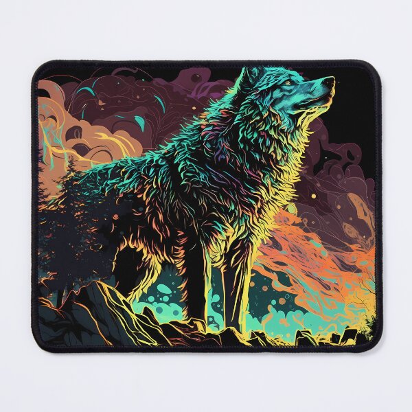 Item preview, Lone Wolf: Standing Strong in the Electric Jungle designed and sold by AOK-DESIGN.