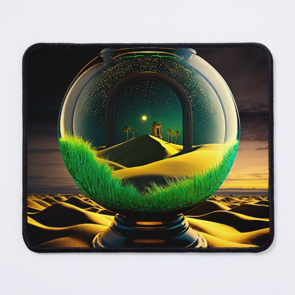 Item preview, Fantasy Landscape Art, Desert Hut designed and sold by Fantasy Masterpiece.