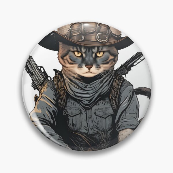 Artikelvorschau, Cowboykatze entworfen und verkauft von CustomPrintHub.