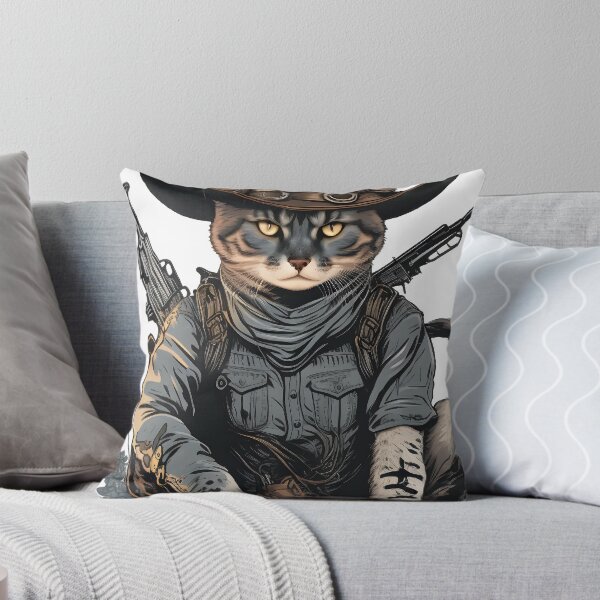 Item preview, Cowboy cat designed and sold by CustomPrintHub.