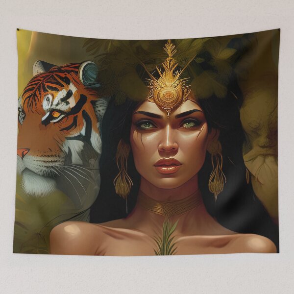 Item preview, Goddess of Tigers designed and sold by FireScreen.
